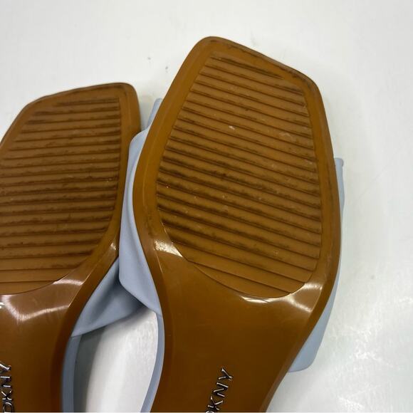 DKNY Jolaine Twist Slide sandals celeste blue - 9.5 - Picture 10 of 12